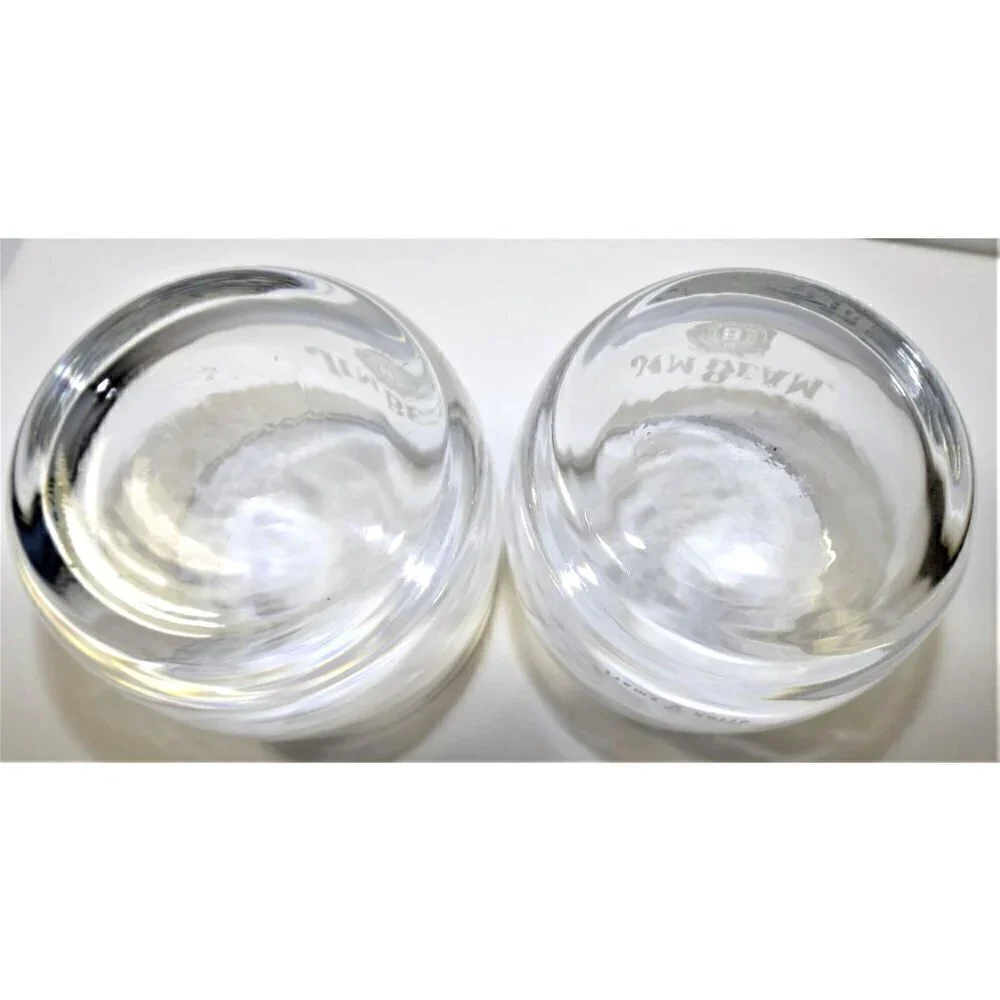 Jim Beam Bourbon 8 ounce glasses set of 2